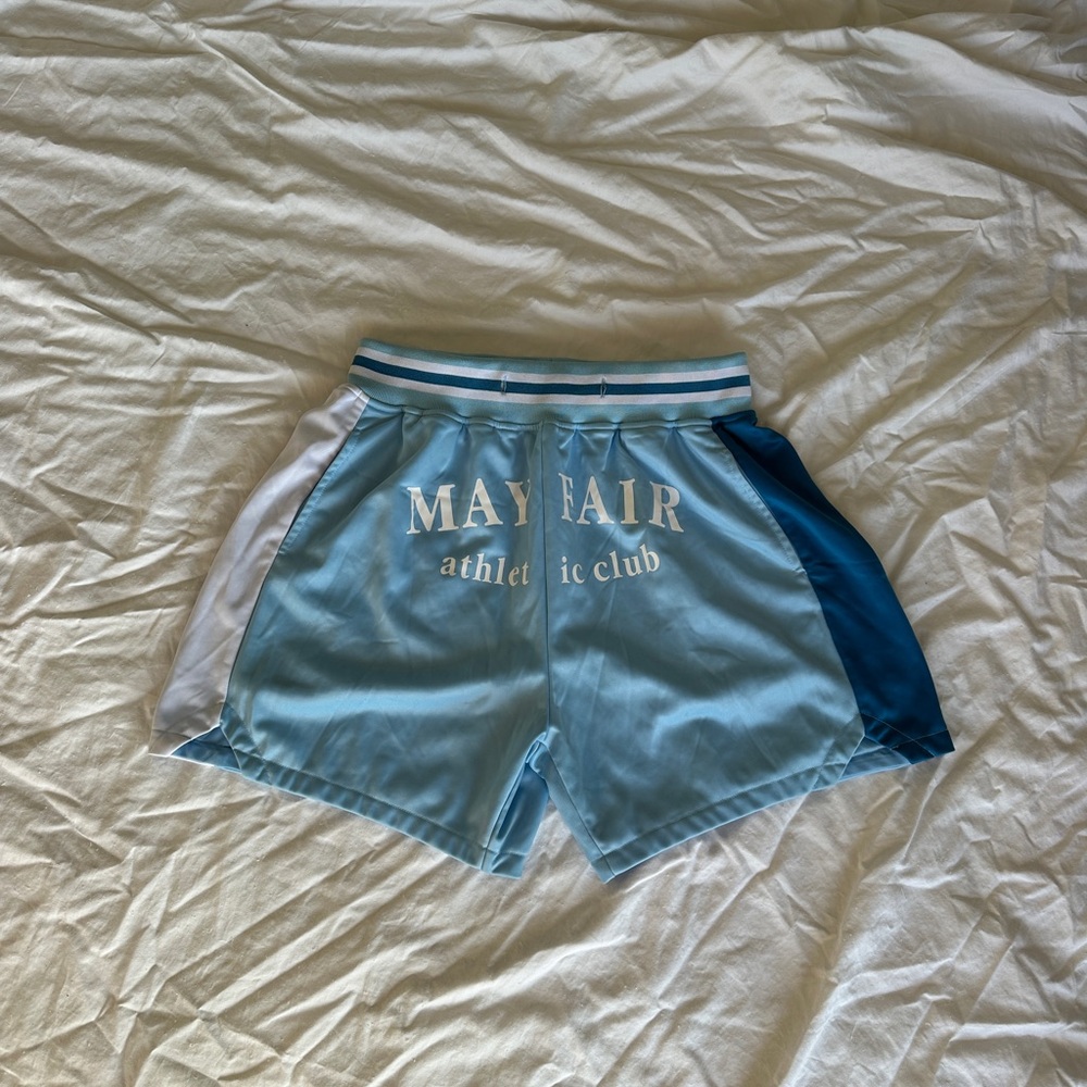 Mayfair Women's Athletic Shorts - Light Blue